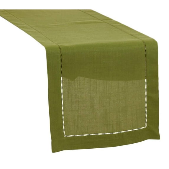 Fennco Styles Classic Hemstitch Design Table Linen Collection