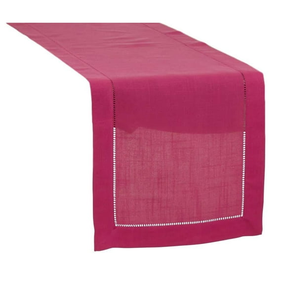 Fennco Styles Classic Hemstitch Design Table Linen Collection