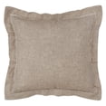 thumbnail image 1 of Fennco Styles Classic Hemstitched Linen Blend Solid Color Decorative Throw Pillow, 1 of 4