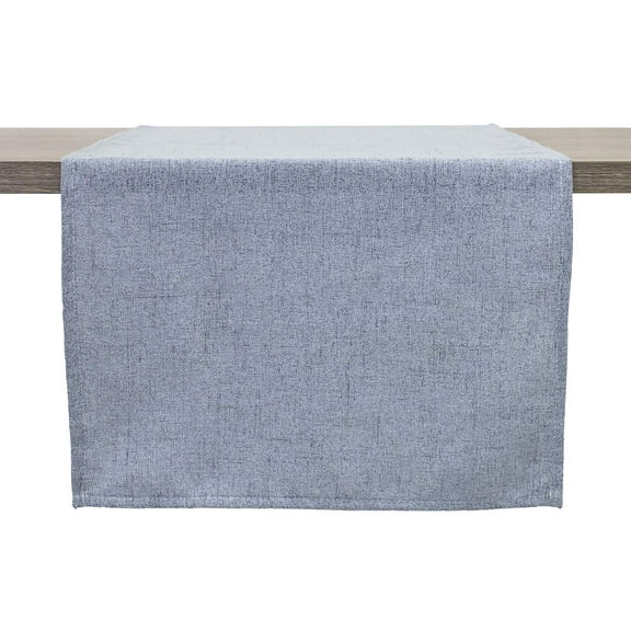 Fennco Styles Classic Solid Table Runner 16 x 72 Inch - Light Blue