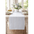 thumbnail image 1 of Fennco Styles Classic Striped Print Table Runner 16 x 36 Inch - Green, 1 of 5