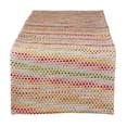 thumbnail image 1 of Fennco Styles Coastal Confetti Cotton Blend Table Runner â€“ Multicolor, 1 of 4