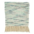 thumbnail image 1 of Fennco Styles Confetti Woven Throw Blanket with Tassel 50" W x 60" L – Blue Blanket for Couch, Bedroom and Living Room Décor, 1 of 6