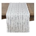thumbnail image 1 of Fennco Styles Contemporary Brushed Foil Faux Fur Table Runner 16 x 72 Inch, 1 of 4