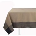 thumbnail image 1 of Fennco Styles Contemporary Solid Color Border Design Tablecloth, 1 of 10