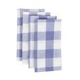 thumbnail image 1 of Fennco Styles Country Buffalo Check Soft Cloth Napkins 20 x 20 Inch, Set of 4 - Blue Check Dinner Napkins for Everyday Use, Picnic, Family Gathering, Indoor Outdoor Parties and Special Occasion, 1 of 1