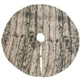 thumbnail image 1 of Fennco Styles Country Wood Grain Design Cotton Christmas Tree Skirt 58 x 58 Inch, 1 of 4