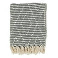 thumbnail image 1 of Fennco Styles Diamond Woven Fringed Throw Blanket 50" W x 60" L – Black Geometric Blanket for Couch, Bedroom and Living Room Décor, 1 of 2