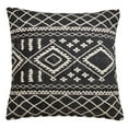 thumbnail image 1 of Fennco Styles Eclectic Mud Cloth Pattern Design 100% Cotton Throw Pillow Cover 22 x 22 Inch - Black, 1 of 3
