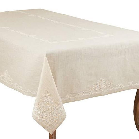 Fennco Styles Elegant Embroidered Floral Table Linen