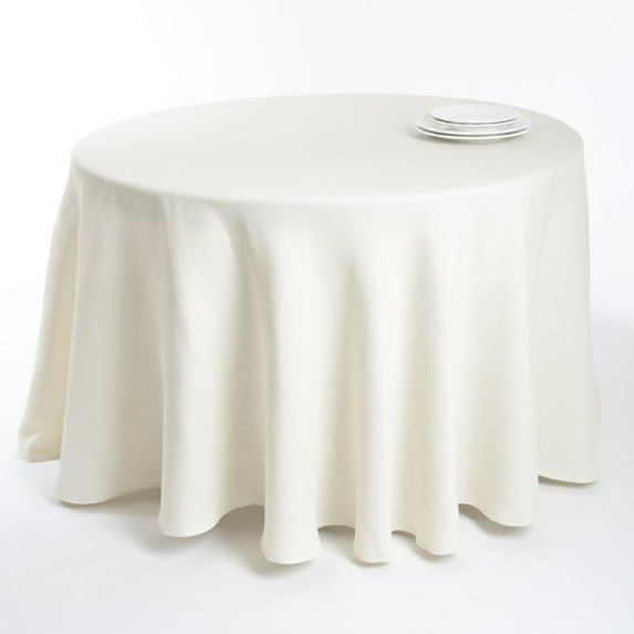Fennco Styles Ellison Basket Weave, Faux Burlap Tablecloth