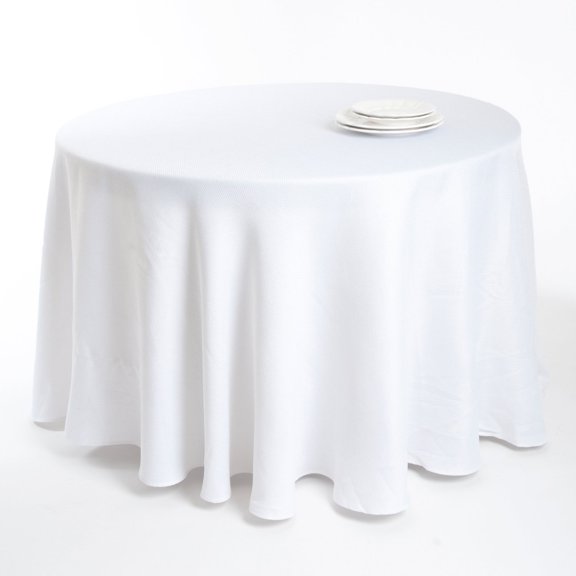 Fennco Styles Ellison Basket Weave, Faux Burlap Tablecloth