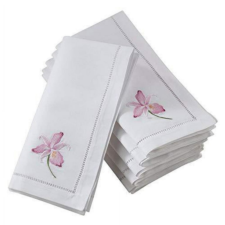 https://i5.walmartimages.com/seo/Fennco-Styles-Embroidered-Floral-Hemstitch-100-Cotton-20-Inch-Square-Dinner-Napkins-Set-of-4_e711805f-2b9e-4250-93c6-7e5f6886756b.868d0b0957f840cc25dfaaa6d5792e97.jpeg?odnHeight=768&odnWidth=768&odnBg=FFFFFF