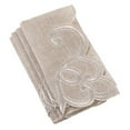 thumbnail image 1 of Fennco Styles Embroidered Scallop Design Natural Linen Blend Napkin-Set of 4, 1 of 1