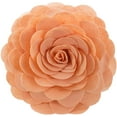 thumbnail image 1 of Fennco Styles Eva's Flower Garden Decorative Throw Pillow Case - 16 inches Round (Peach, 16" Case Only), 1 of 7
