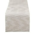 thumbnail image 1 of Fennco Styles Evelina Collection Contemporary Metallic Fused 14 x 108 Inch Table Runner â€“ Silver Table Runner for Banquets, Family Gather, Special Events and Home DÃ©cor, 1 of 4