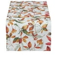 thumbnail image 1 of Fennco Styles Feuilles Collection Cottage Fall Leaves Printed 16 x 72 Inch Table Runner, 1 of 4