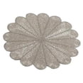 thumbnail image 1 of Fennco Styles Flower Design Handmade Beaded 15-inch Round Placemat - 1-Piece, 1 of 6