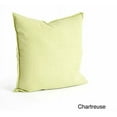 thumbnail image 1 of Fennco Styles Fringed Design Down Filled Linen 20-Inch Throw Pillow (Chartreuse), 1 of 2