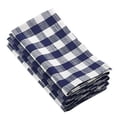 thumbnail image 1 of Fennco Styles Gingham Plaid Cotton Napkins - 6 Colors - Set of 4 (Navy Blue), 1 of 2