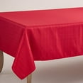 thumbnail image 1 of Fennco Styles Gloria Collection Stitched Design Tablecloth - 5 Sizes - 2 Colors (65"x120", Red), 1 of 2