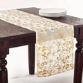 thumbnail image 1 of Fennco Styles Gold Bottega Foil Print Tablecloth, 1 of 11