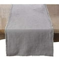 thumbnail image 1 of Fennco Styles Graciella Fringed Stone Washed Design 100% Linen Table Runner - 16"x72", 1 of 5