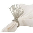 thumbnail image 1 of Fennco Styles Hand Beaded Spray Design Decorative Napkin Rings - Set of 4, 1 of 5