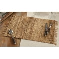 thumbnail image 1 of Fennco Styles Hand Woven Water Hyacinth Fringe Table Runner, 1 of 2