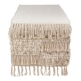 thumbnail image 1 of Fennco Styles Handira Collection Contemporary Moroccan Sequin 100% Pure Cotton 16 x 72 Inch Table Runner, 1 of 4
