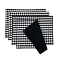 thumbnail image 1 of Fennco Styles Handmade Checkered Reversible Placemats 14" W x 20" L, Set of 4, 1 of 13