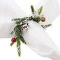 thumbnail image 1 of Fennco Styles Handmade Christmas Decorative Napkin Rings, Set of 4, 1 of 8