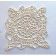thumbnail image 1 of Fennco Styles Handmade Crochet Lace Cotton Doilies - 4-inch Square (4-pack, Beige), 1 of 1