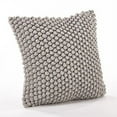 thumbnail image 1 of Fennco Styles Handmade Crochet Pompom Cotton Decorative Throw Pillow with Down Filled Insert 20 x 20 Inch, 1 of 16