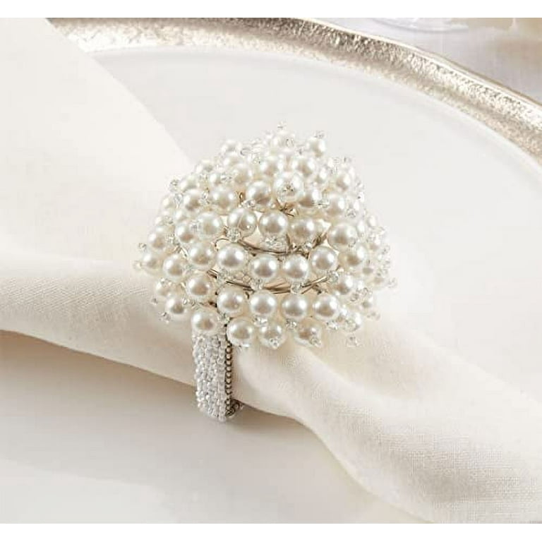 Ivory on sale napkin rings