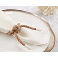 thumbnail image 1 of Fennco Styles Handmade Knotted Rope Napkin Rings, Set of 4 - Natural Cotton Napkin Holders for Dining Table, Home, Banquets, Holidays, Family Gatherings and Special Events, 1 of 4