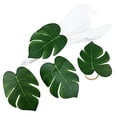 thumbnail image 1 of Fennco Styles Handmade Monstera Leaf Decorative Napkin Rings, Set of 4 - Green Tropical Palm Leaves Napkin Holders for Home, Dining Room, Banquet, Family Gathering, Holiday and Special Occasion, 1 of 7