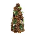 thumbnail image 1 of Fennco Styles Handmade Rustic Pinecone & Winter Berry Christmas Tree 13 Inch High - Natural Artificial Tree for Christmas Decorations, Holiday, Desk, Mantels, Tabletop and Fireplace Décor, 1 of 2