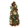 thumbnail image 1 of Fennco Styles Handmade Rustic Pinecone & Winter Berry Christmas Tree 17 Inch High - Natural Artificial Tree for Christmas Decorations, Holiday, Desk, Mantels, Tabletop and Fireplace Décor, 1 of 2