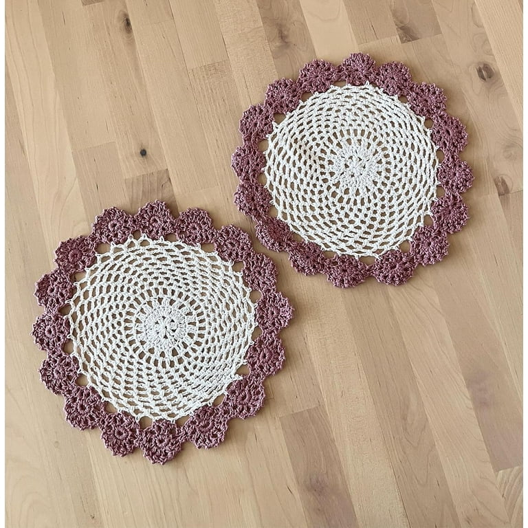 Tea for Two Doilies in White