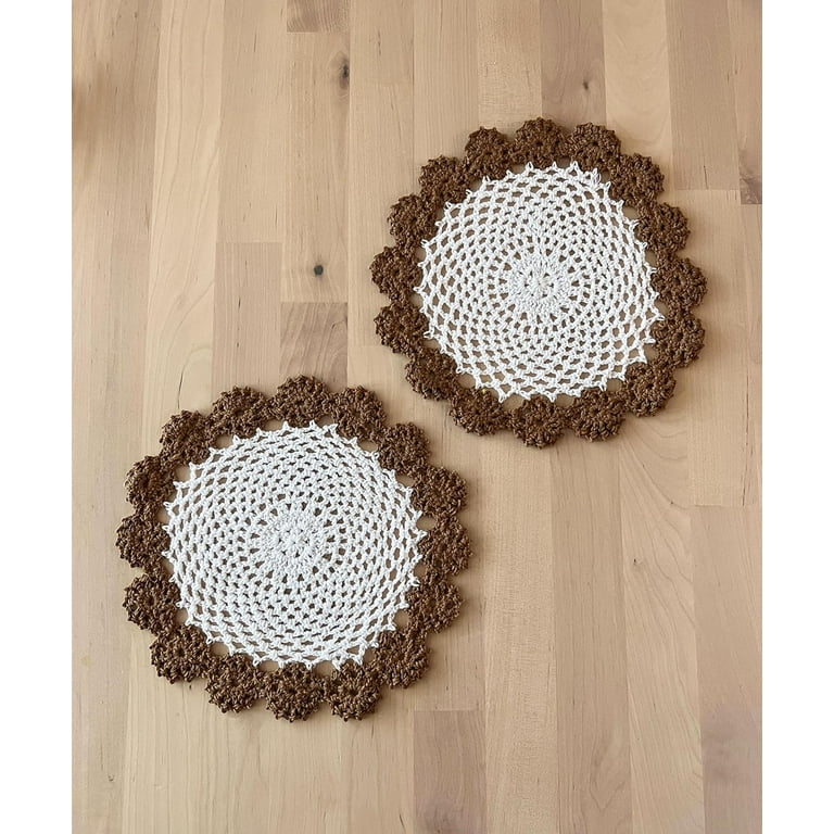 Tea for Two Doilies in White Tea for Two Doilies in White