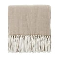 thumbnail image 1 of Fennco Styles Herringbone Collection Contemporary Fringed 50 x 60 Inch Throw - Variety Colors Throw Blanket for Couch, Bedroom and Living Room Décor, 1 of 10