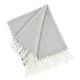 thumbnail image 1 of Fennco Styles Herringbone Collection Contemporary Fringed 50 x 60 Inch Throw, 1 of 8