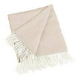 thumbnail image 1 of Fennco Styles Herringbone Collection Contemporary Fringed 50 x 60 Inch Throw, 1 of 8