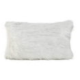 thumbnail image 1 of Fennco Styles Holiday Christmas Decorative Exquisite Faux Fur with Silver Metallic Thread Throw Pillow, 1 of 7