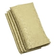 thumbnail image 1 of Fennco Styles Holiday Damask 18 x 18 Inch Cloth Napkins, Set of 4 - Gold Dinner Napkins for Christmas, Family Gathering, Special Events and Home DÃ©cor, 1 of 2