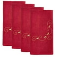 thumbnail image 1 of Fennco Styles Holiday Embroidered Bordered Design Tablecloth - Red Table Cover for Home DÃ©cor, Christmas, Banquets and Special Events, 1 of 9