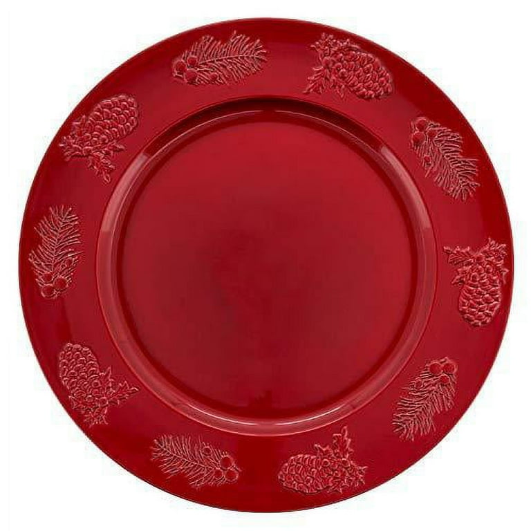 Holiday shop charger plates