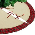 thumbnail image 1 of Fennco Styles Holiday Tartan Plaid Dazzle Christmas Decorative Tree Skirt, 1 of 7