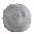 thumbnail image 1 of Fennco Styles Home DÃ©cor Rose Chiffon Everyday Filled Flower Decorative Throw Pillow, 16-Inch Round, 3 Colors, 1 of 7